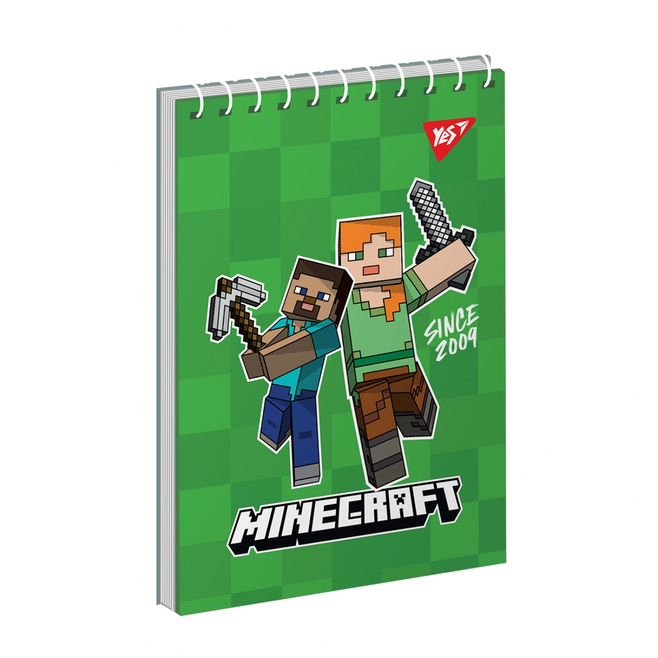 Блокнот YES А6/80 аркушів одинарна спіраль Minecraft 151961