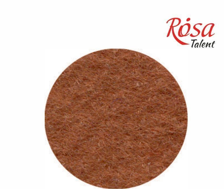 Фетр листковий коричневий світлий ROSA TALENT — фото 2