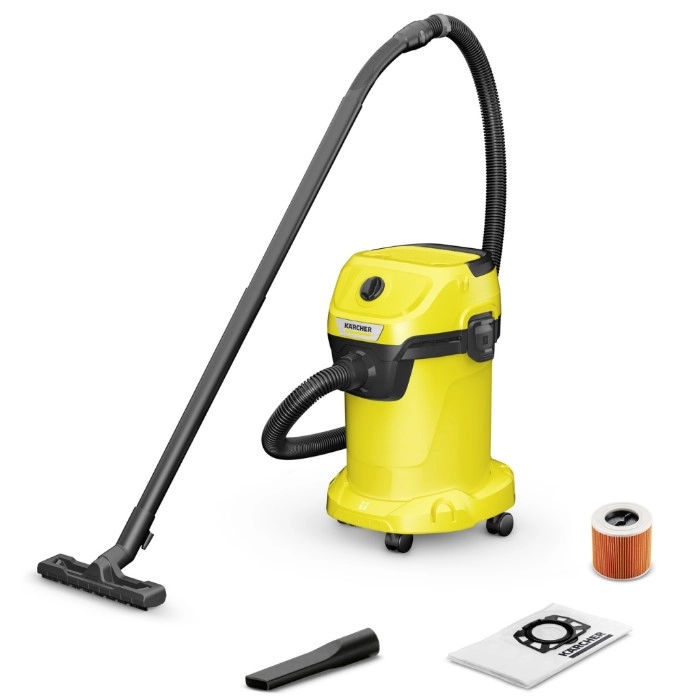 Пилосос Karcher WD 3 V-19/6/20 1000 Вт, 19л, 6м, 4.780 кг (1.628-123.0)