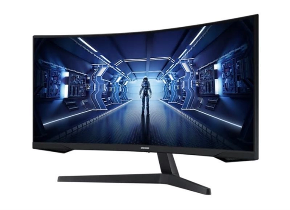 Монітор Samsung 34  Odyssey G5 C34G55TWW D-Sub, 2xHDMI, DP, VA, 3440x1440, 21:9, 165Hz, 1ms, CURVED — 