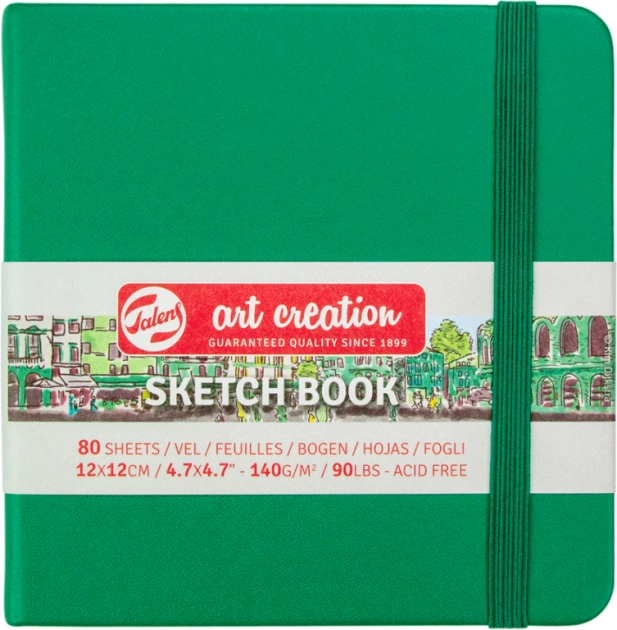Блокнот для графіки Talens Art Creation Forest Green 12×12см — фото 2