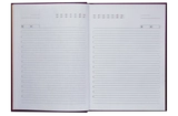 Щоденник недатований А5 Buromax Monochrome бордовий BM.2055-13