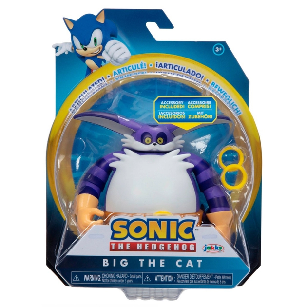 Ігрова фігурка з артикуляцією SONIC THE HEDGEHOG - МОДЕРН КІТ БІГ 41680i-GEN