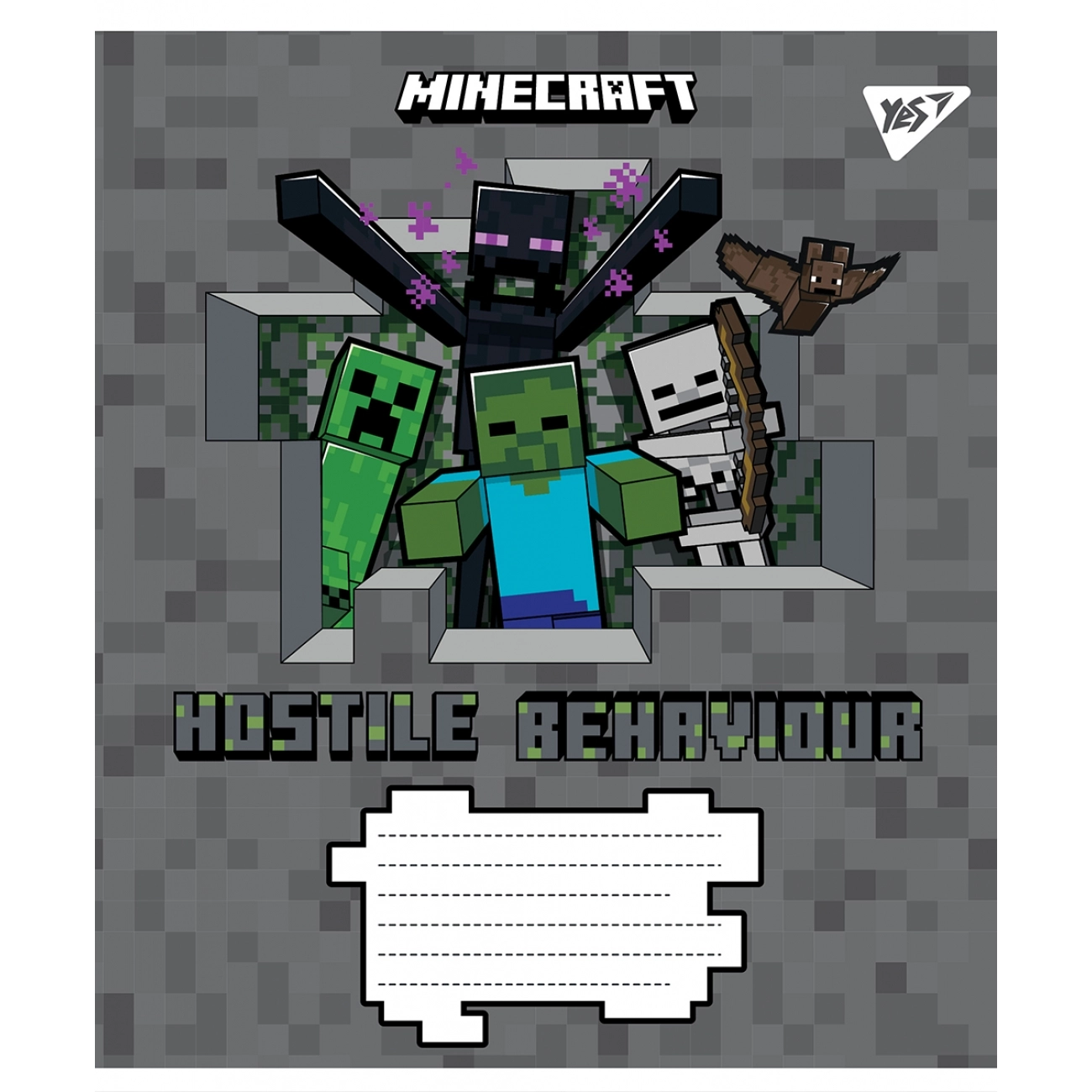 Зошит 12 кос. YES Minecraft*