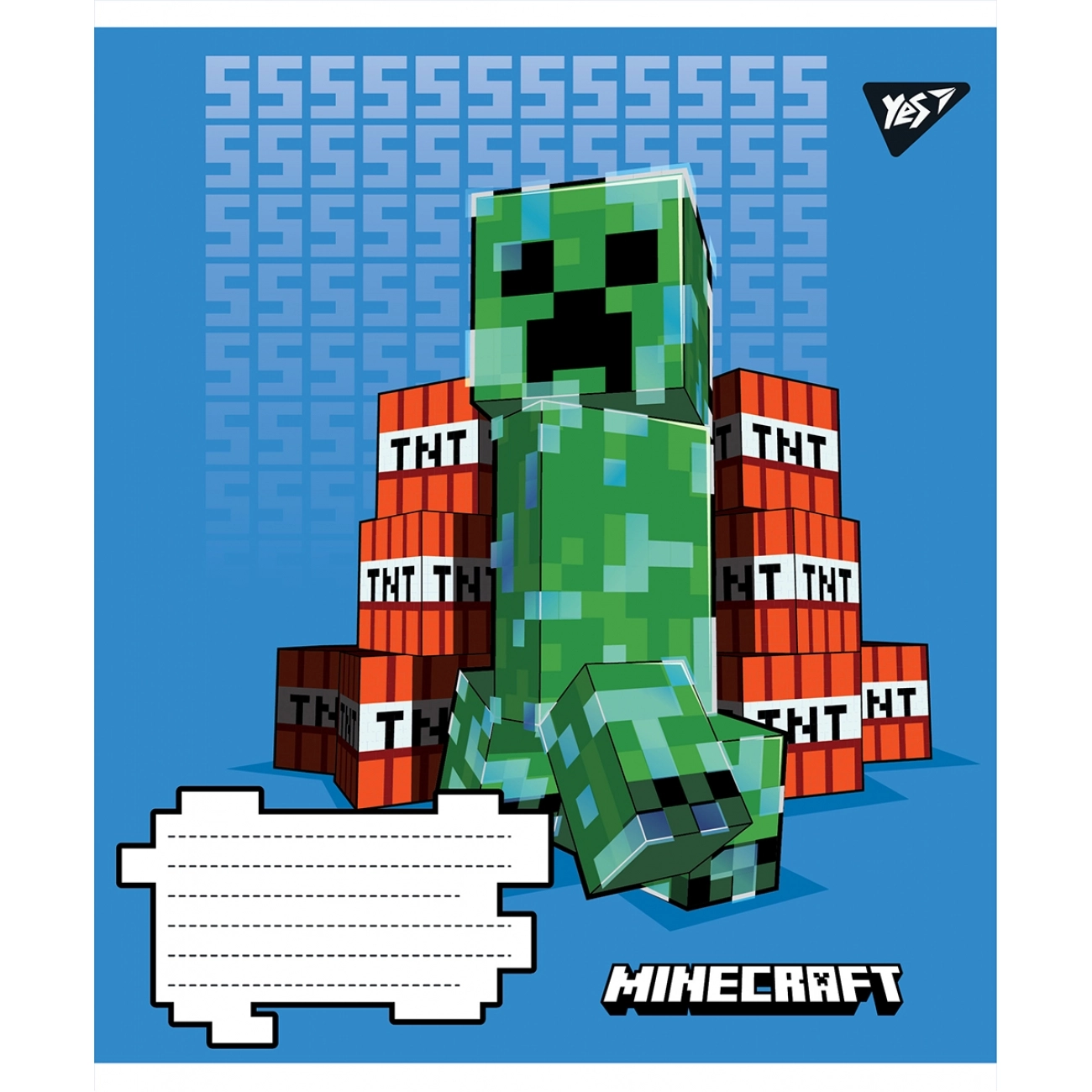 Зошит 12 кос. YES Minecraft*