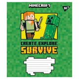 Зошит 12 кос. YES Minecraft*
