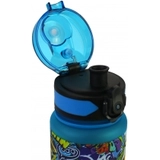 Пляшка для води Graffiti 500 мл блакитна CF61305