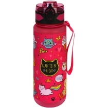 Пляшка для води Kitty 500мл рожева CF61309