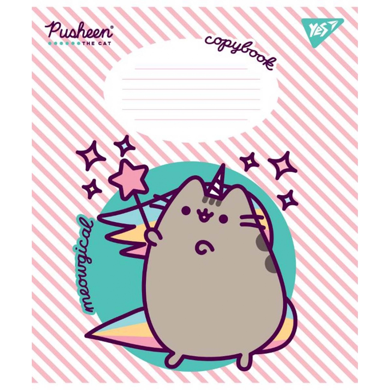 Зошит 12 аркушів лінія YES Pusheen 766293