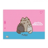 Альбом для малювання YES А4 12 аркушів Pusheen скоба з перфорацією 130588