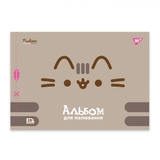 Альбом для малювання YES А4 28 аркушів Pusheen скоба з перфорацією 130590