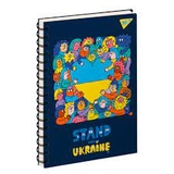 Блокнот YES А5 80 аркушів одинарна спіраль Ukraine 2 151732