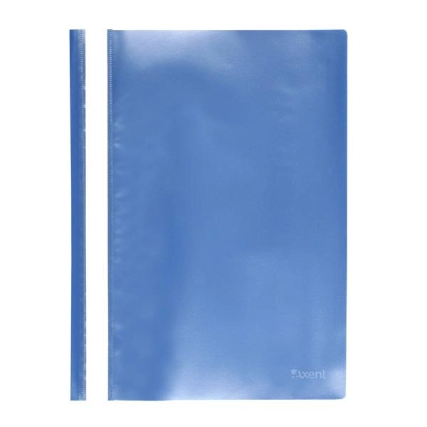 Швидкозшивач пластиковий А4 Axent блакитний 1317-22-A