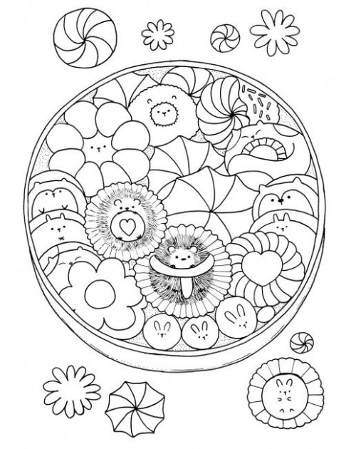 Розмальовка Майже мільйон гарнюсиків — фото 3