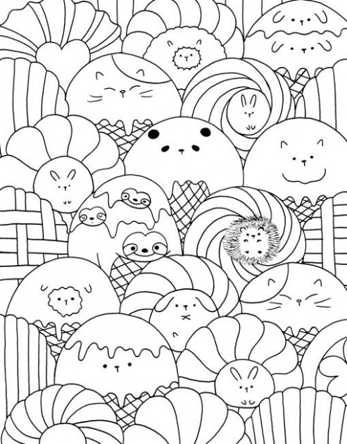 Розмальовка Майже мільйон гарнюсиків — фото 2