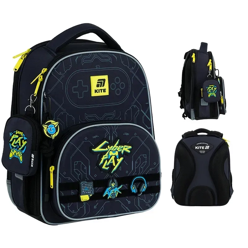 Рюкзак Kite Education ортопедичний каркасний 556 Cyber K25-556M-2