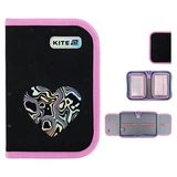 Пенал Kite 1 відділення 2 відвороти без наповнення 622 Love is K25-622-3