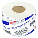 Папір туалетний макулатурний PRO 1-шаровий  сірий 100 м (16  рулон в упак)