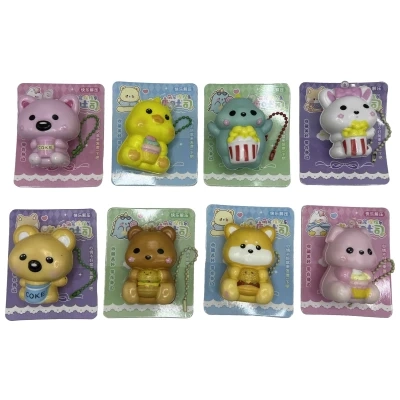 Брелок - сквіш Звірята 5см 003 Брелок - сквіш Звірята 5см 003