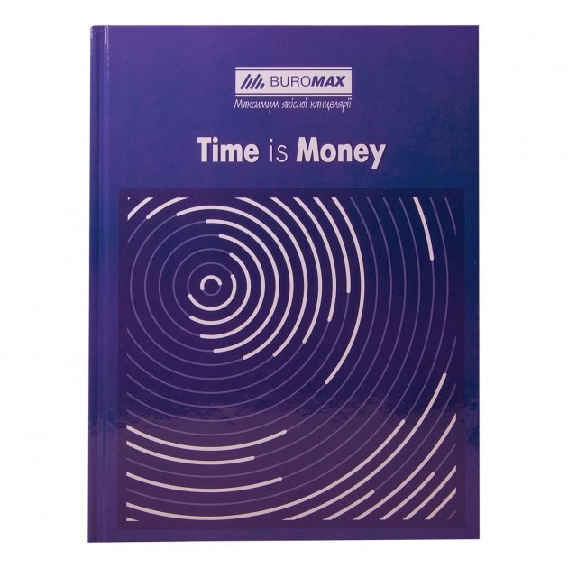 КНИГА АМБАРНА A4 96 арк кл TIME IS MONEY BM.2400-102 синій