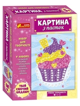 Картина з паєток Тістечко 10100587У