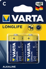 Батарейка VARTA LONGLIFE C BLI 2 (4114101412)