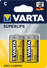 Батарейка VARTA SUPERLIFE C BLI 2