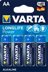 Батарейка VARTA LONGLIFE POWER AA BLI 4 ALKALINE