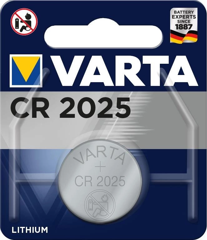 Батарейка VARTA CR 2025 BLI 1 LITHIUM