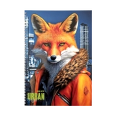 Блокнот на пружині А4 Офіс Центр Fashionable fox 96 аркушів клітинка офсет ОС-96002