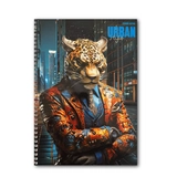 Блокнот на пружині А4 Офіс Центр Fierce tiger 96 аркушів клітинка офсет ОС-96004