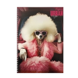 Блокнот на пружині А4 Офіс Центр Glamorous poodle 96 аркушів клітинка офсет ОС-96006