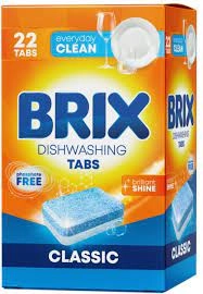 Таблетки для посудомийних машинах BRIX Classic 22шт 00879