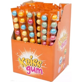 Жувальна гумка із фруктовими смаками Kriss Gum 10 шт 30 г 50шт уп