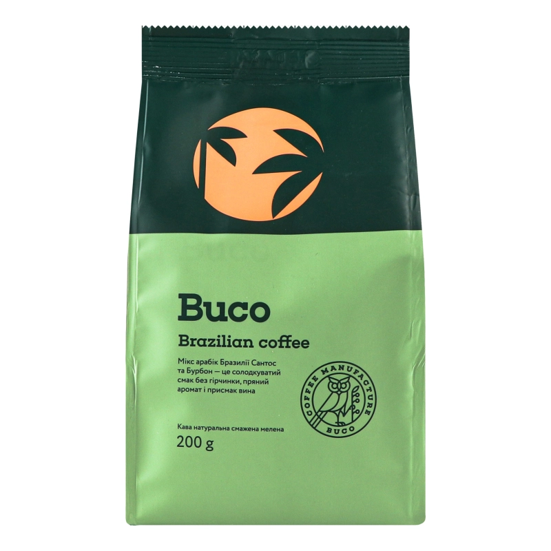 Кава мелена Рецепт Бразилії BUCO 200г