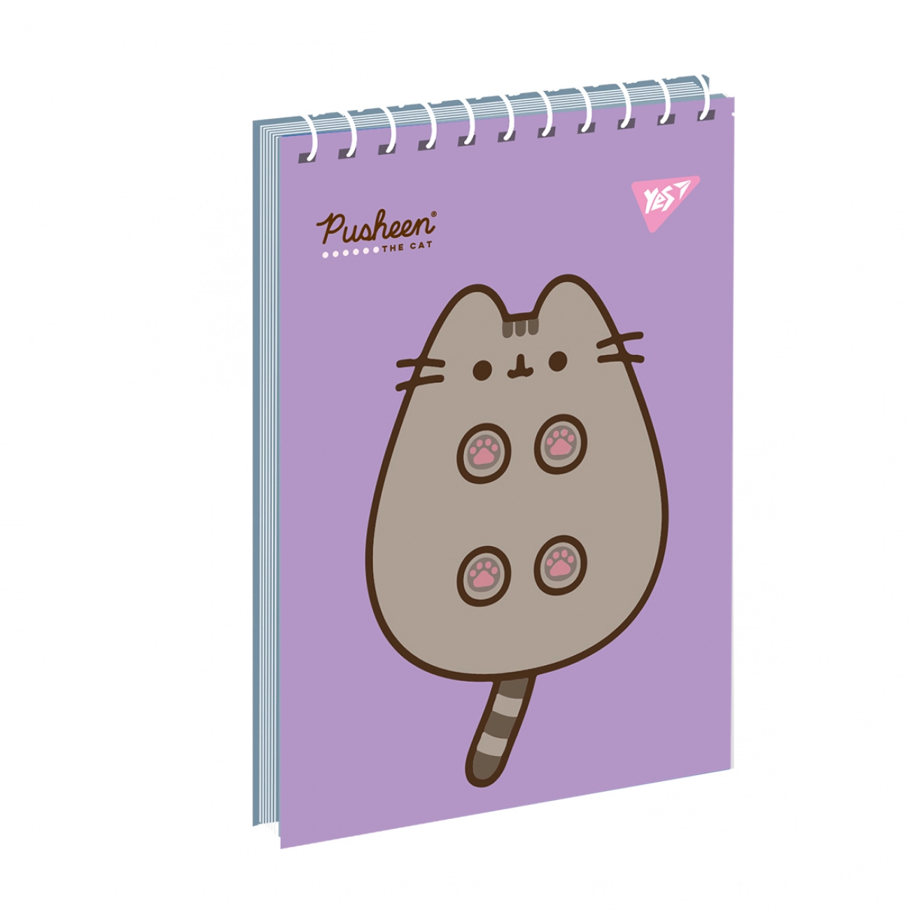 Блокнот YES А7/80 аркушів одинарна спіраль Pusheen 151966