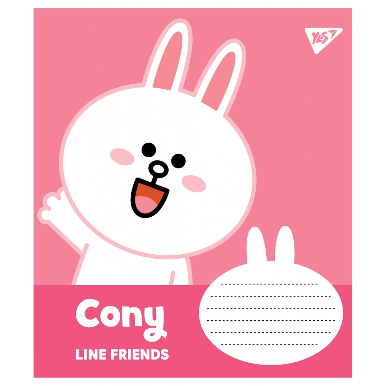 Зошит 12 аркушів лінія YES Line Friends 766203