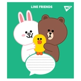 Зошит 12 аркушів лінія YES Line Friends 766203