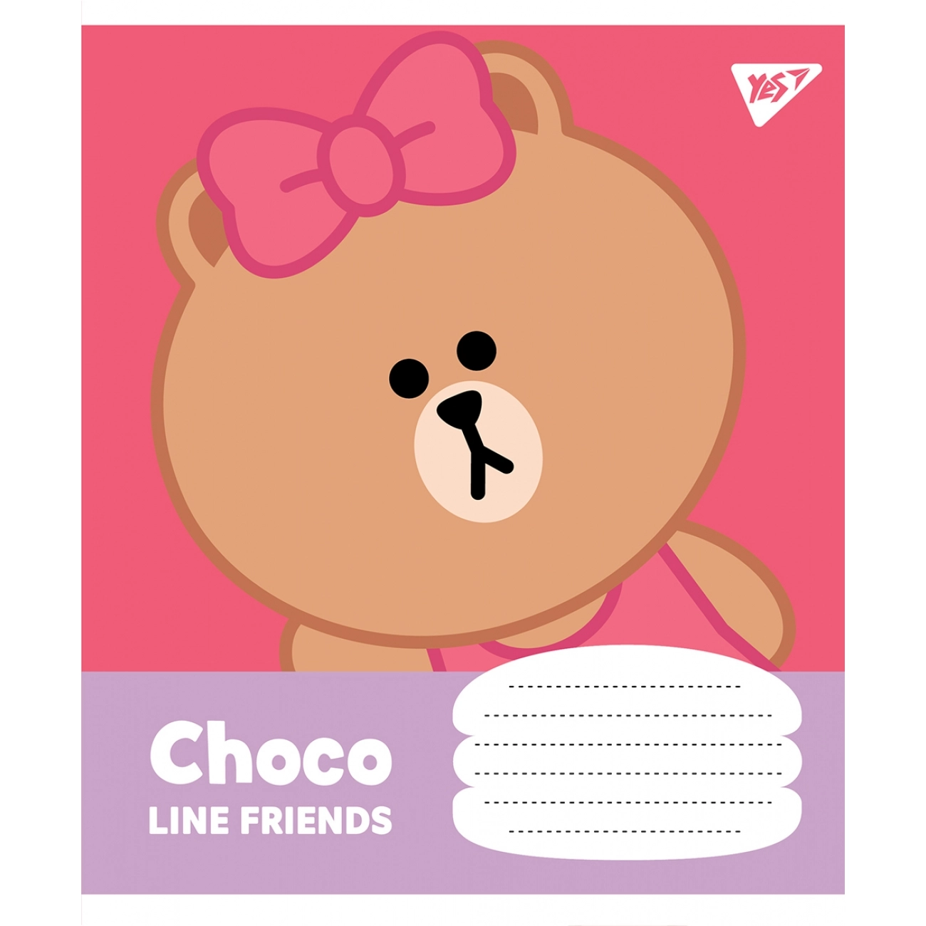 Зошит 12 аркушів лінія YES Line Friends 766203