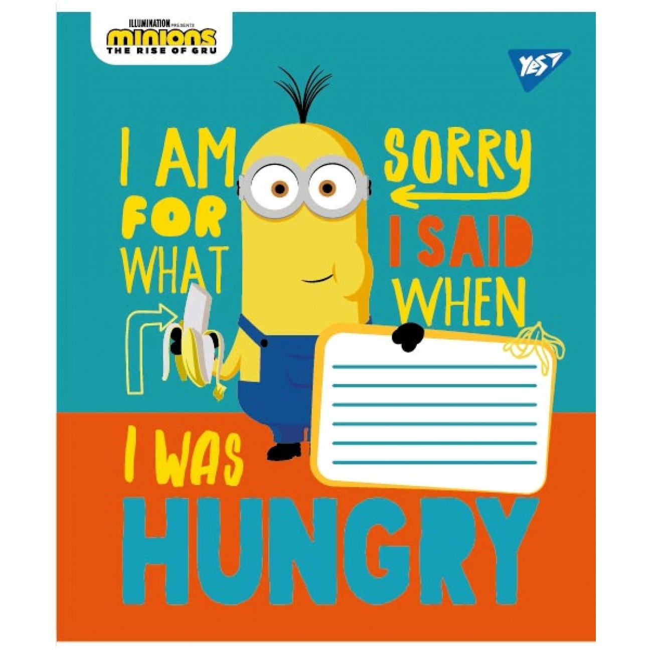 Зошит 12 аркушів лінія YES Minions 2 766204