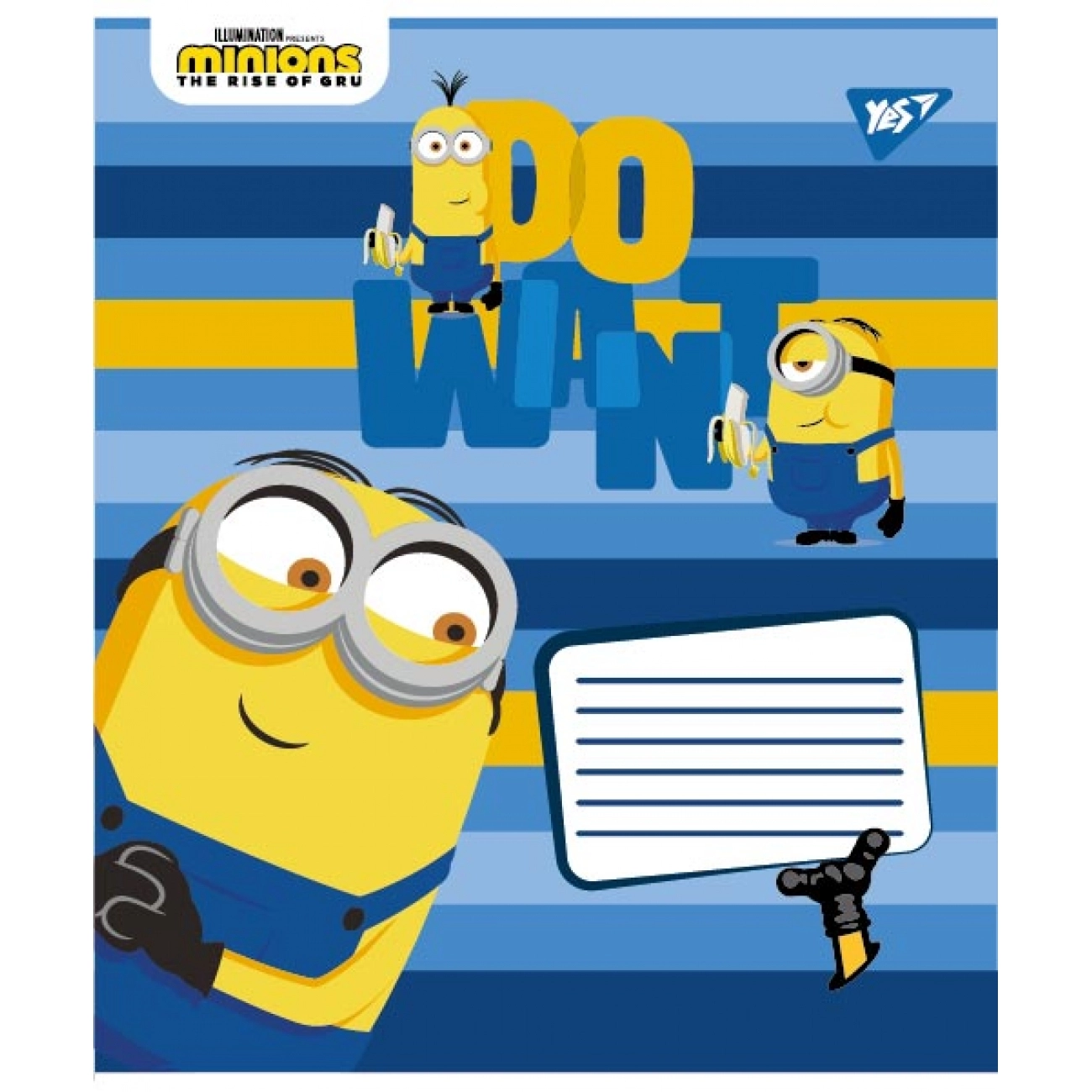 Зошит 12 аркушів лінія YES Minions 2 766204