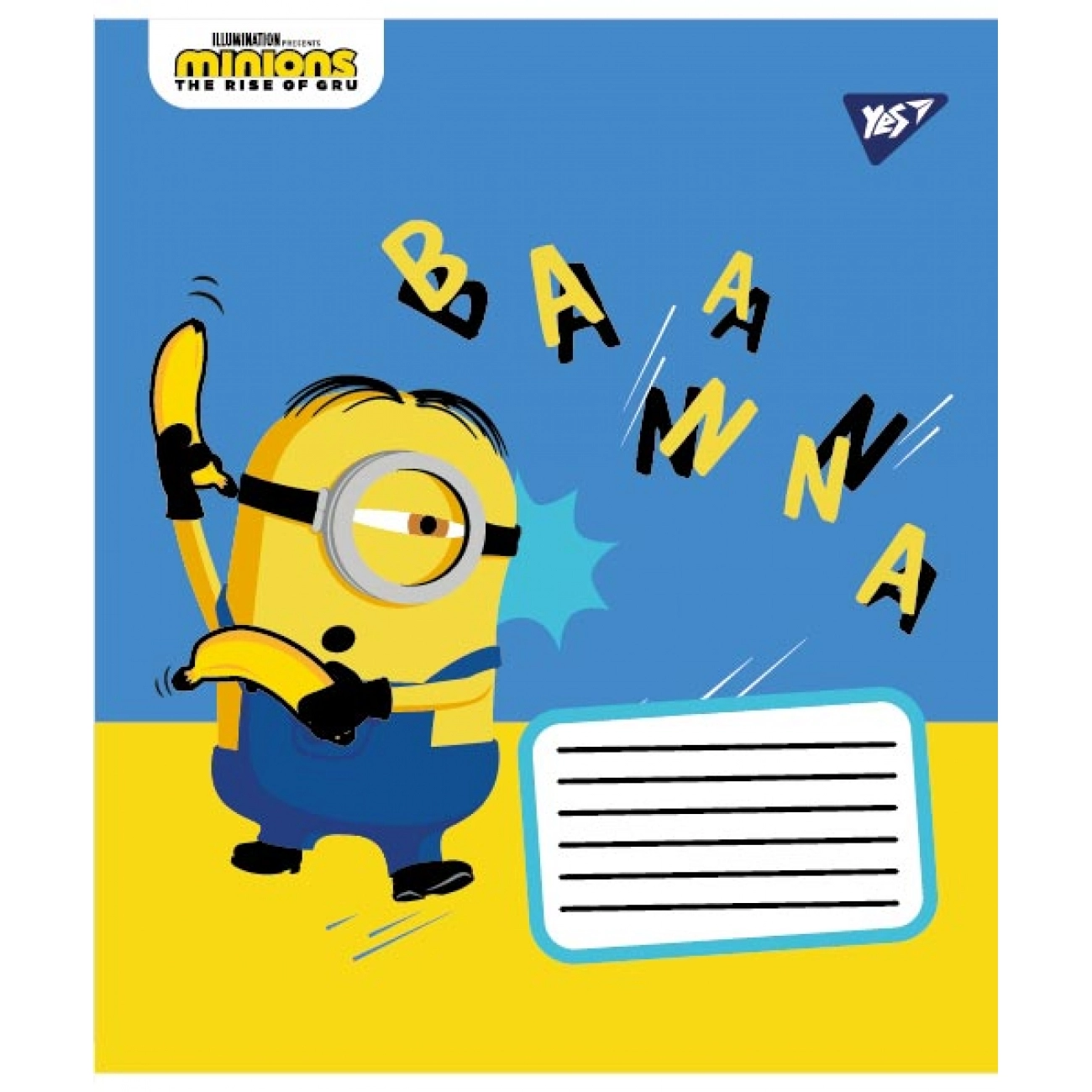 Зошит 12 аркушів лінія YES Minions 2 766204
