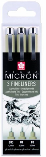 Набір лінерів PIGMA Micron DESIGN 3шт., Sakura