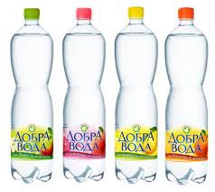 Вода мінеральна газована Добра вода 1,5л Лимон