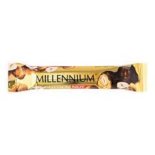 Шоколад Millennium Doube Nuts чорн з начинкою  та ліс.горіхом 40 г
