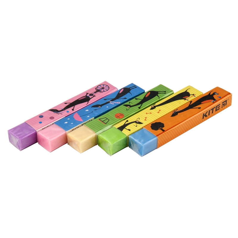 Гумка Kite кольорова Puppies асорті K19-025