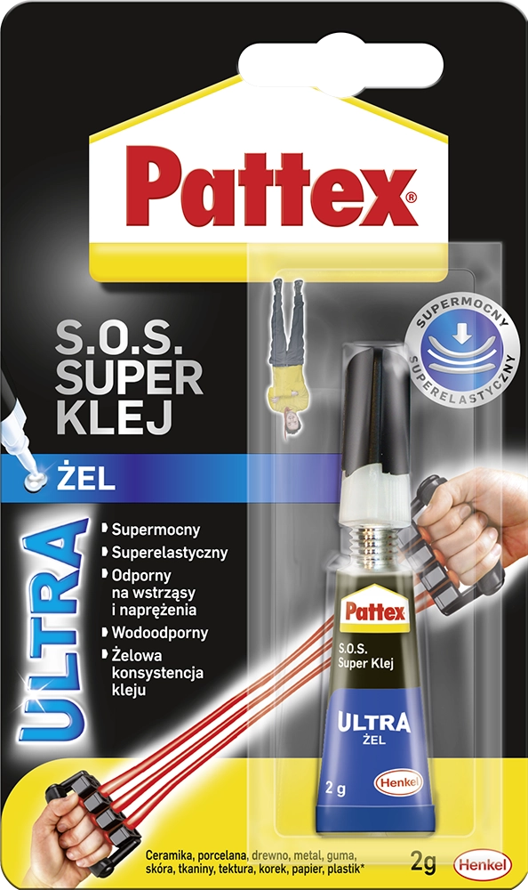 Супер клей гель Pattex Супер клей гель  2 г 1471937