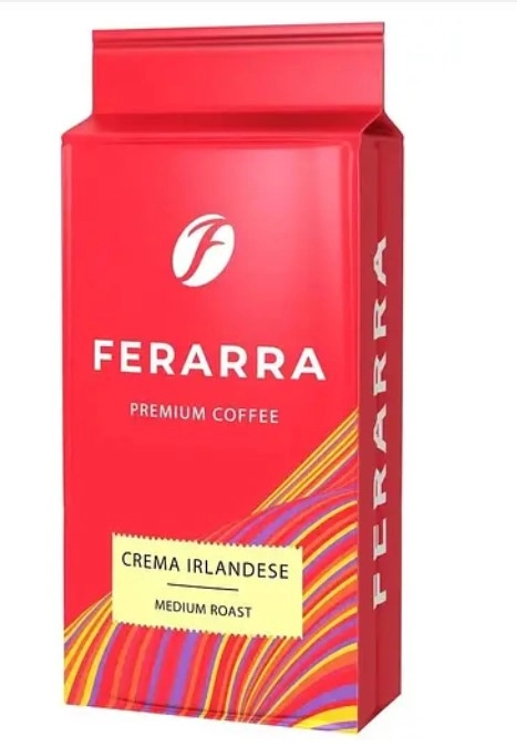 Кава мелена Grema Irlandese брикет Ferarra 250г
