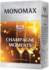 Чай Champagne Moment з ароматом  суниці чорний 80г Мономах