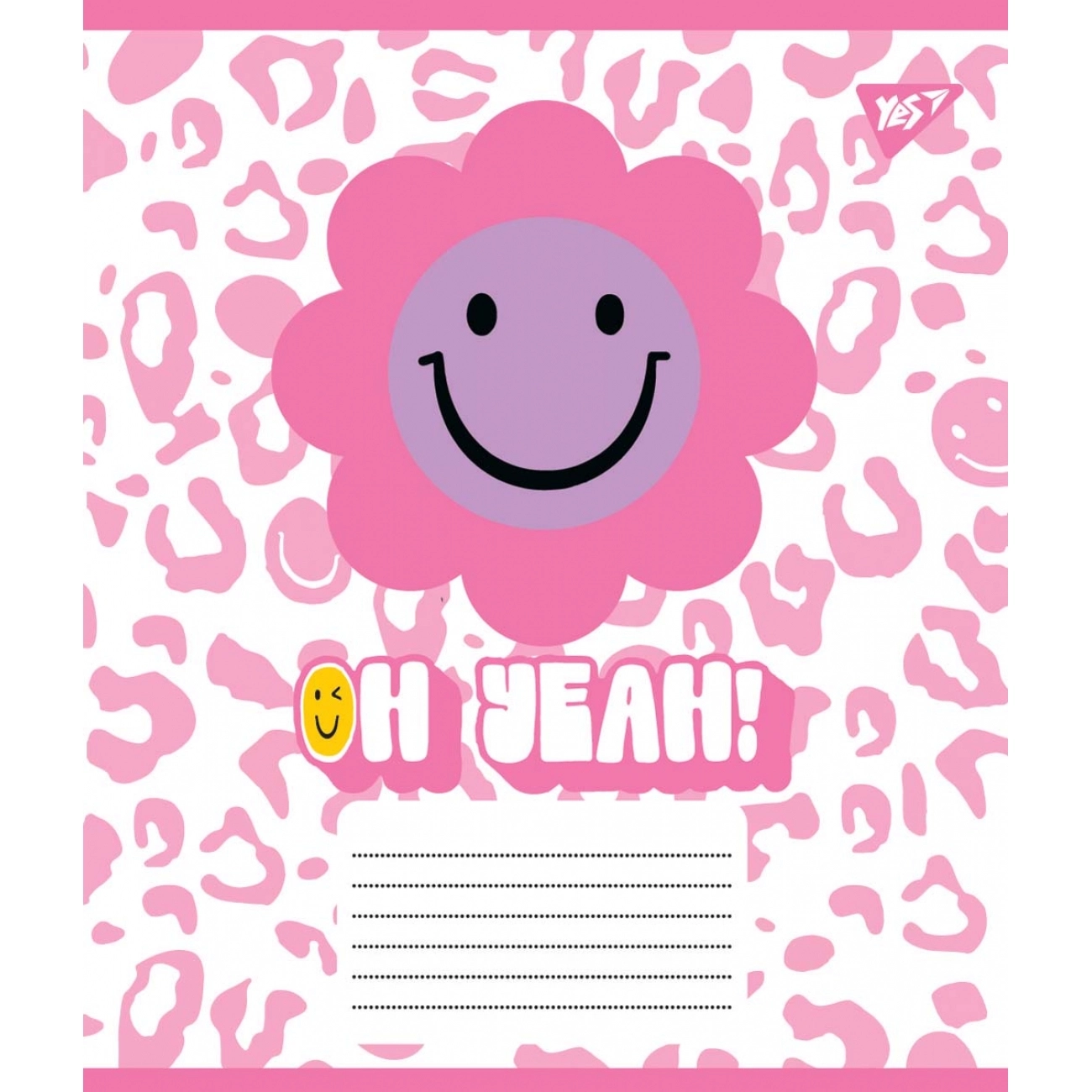 Зошит 18 аркушів клітинка YES Smile 766333